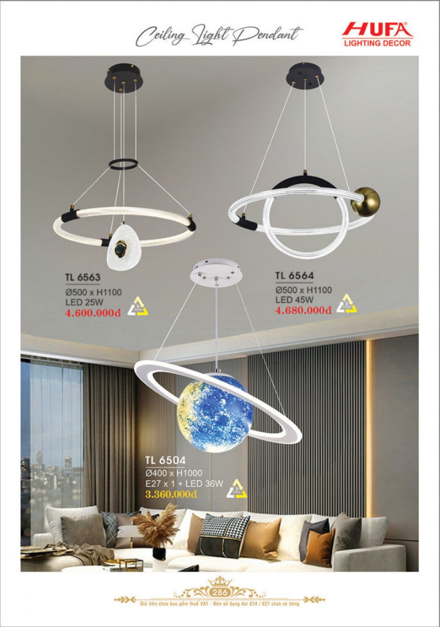 Bảng giá đèn trang trí HUFA